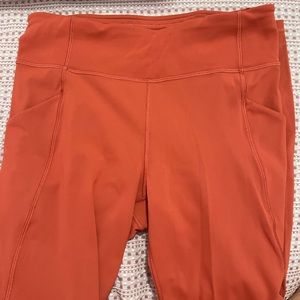 Coral Lululemon Leggings